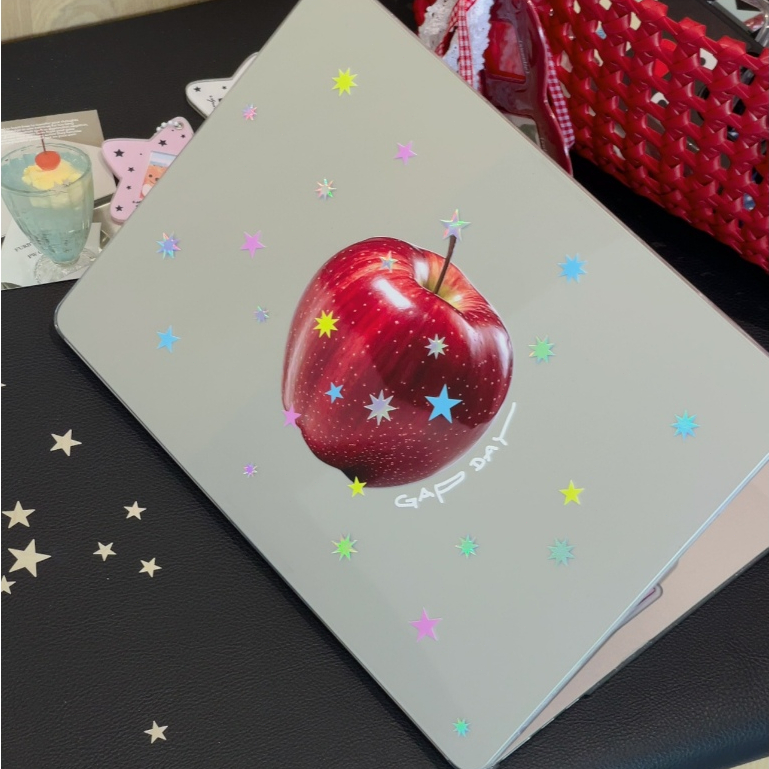 Shesell พร้อมส่ง✨เคส macbook (Crystal)Star Apple M4 A3240 Air13/Air15/Pro13 เคสสำหรับแมคบุ๊คใส Pro14