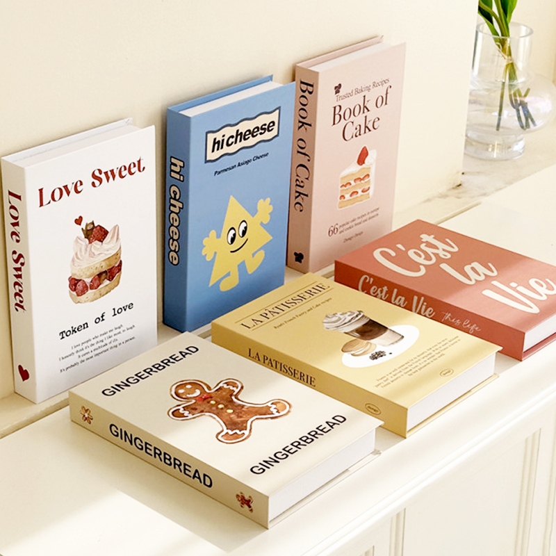 หนังสือปลอม หนังสือตั้งโชว์ พร็อพหนังสือ พร็อพถ่ายรูป ม็อคอัพ ลวดลายสวยงามคมชัดเหมือนจริง