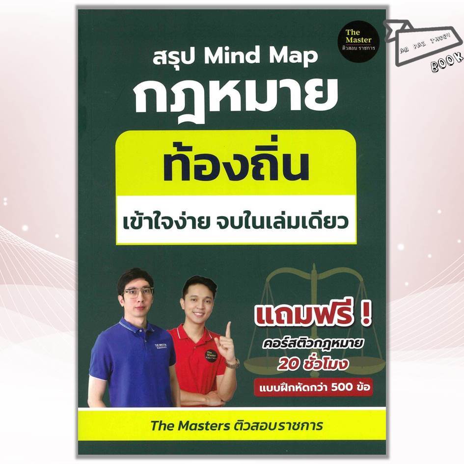 [พร้อมส่ง] หนังสือ สรุป Mind Map กฎหมาย ท้องถิ่น ภาค ก เข้า #พี่ก็อต, พี่นัท The Master #สอบท้องถิ่น