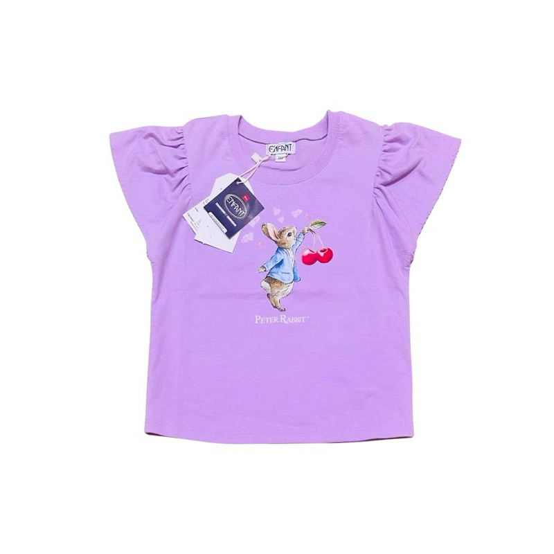 Enfant X Peter Rabbit อองฟองต์ เสื้อยืด เสื้อเที่ยว ลายใหม่ สำหรับเด็กขนาด 90,100,110,120
