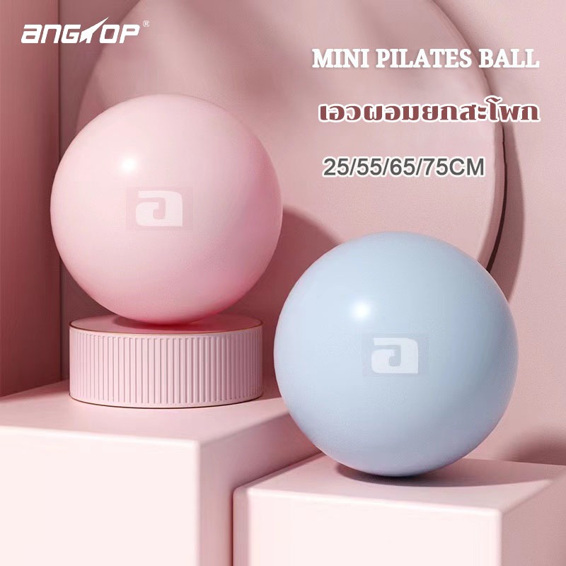 ANGTOP ลูกบอลโยคะ 25-65 เซนติเมตร บอลโยคะ ลูกบอลออกกำลังกาย Mini Yoga Ball 25cm、55cm、65cm、75cm