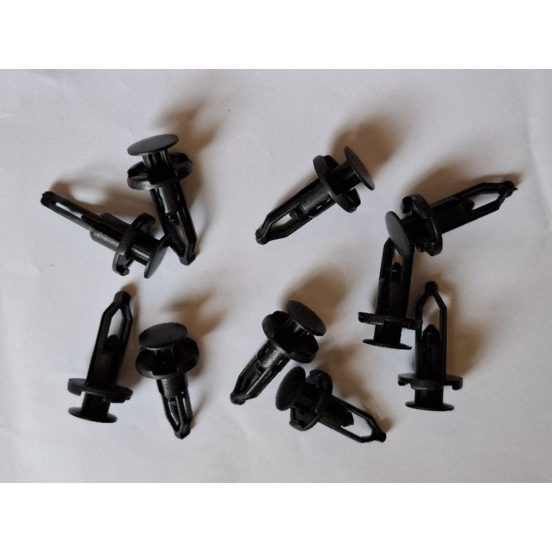 หมุด กิ๊บล็อค กันชน กระจังหน้า Toyota WISH 03 ANE11 สำหรับรูขนาด 9 MM (10 ตัว)