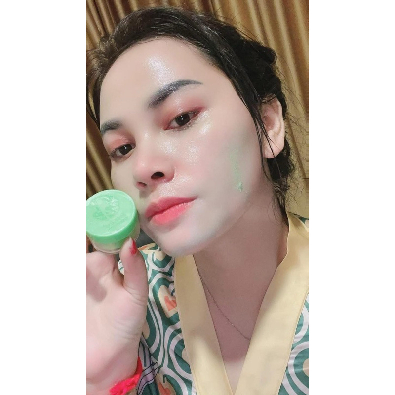 ครีมเขียว✔️សម្រាស់ធារ៉ា✔️10g.บำรุงผิวหน้า - รูปที่ 2