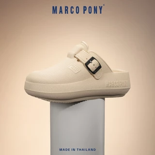 MARCO PONY รองเท้าผู้หญิง รองเท้าเปิ กันลื่น พื้นหนา รองเท้านิ่มเหมือนเหยียบอึ เพิ่มความสูง EVA รองเท้าแตะนุ่ม MH9029