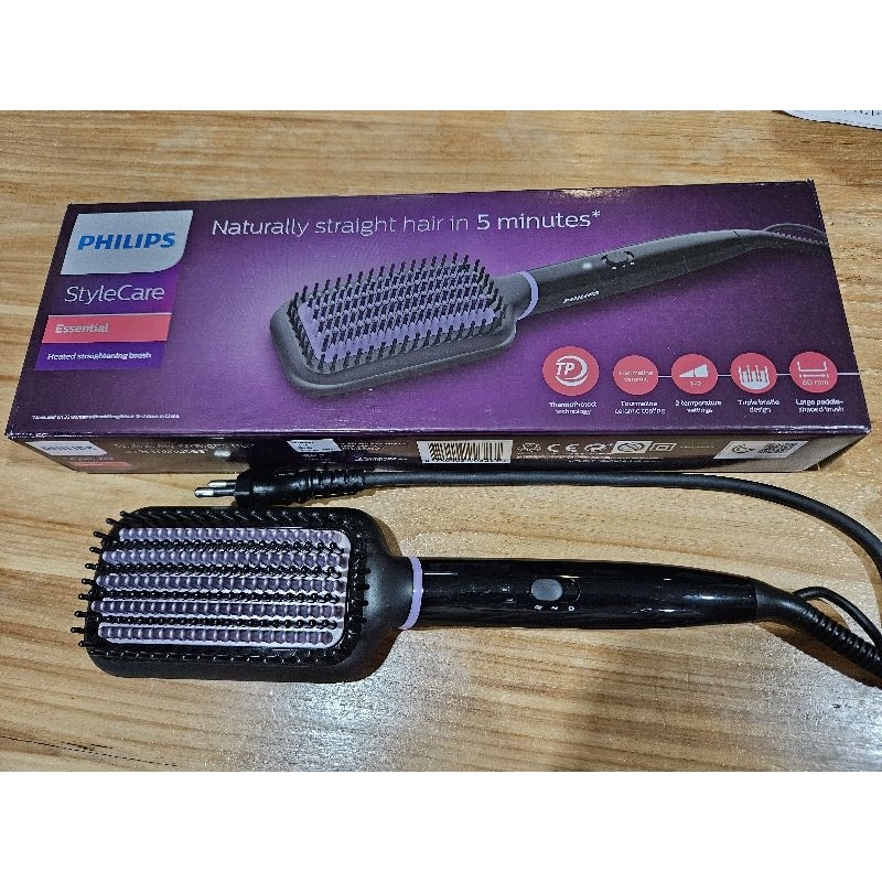 มือสอง Philips Personal Hair Styler ฟิลิปส์ แปรงหวีผมตรง รุ่น BHH880/00💝💝