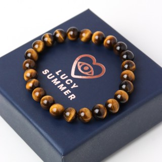 LUCYSUMMER กำไลข้อมือหินแท้ Tiger eye - ไทเกอร์ อาย (กำไลหิน…