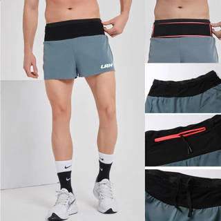 กางเกงวิ่งเทรล 2" ใส่ได้ทั้งชาย - หญิง มีกระเป๋าใส่ของที่รอบเอวในตัว (F34)
