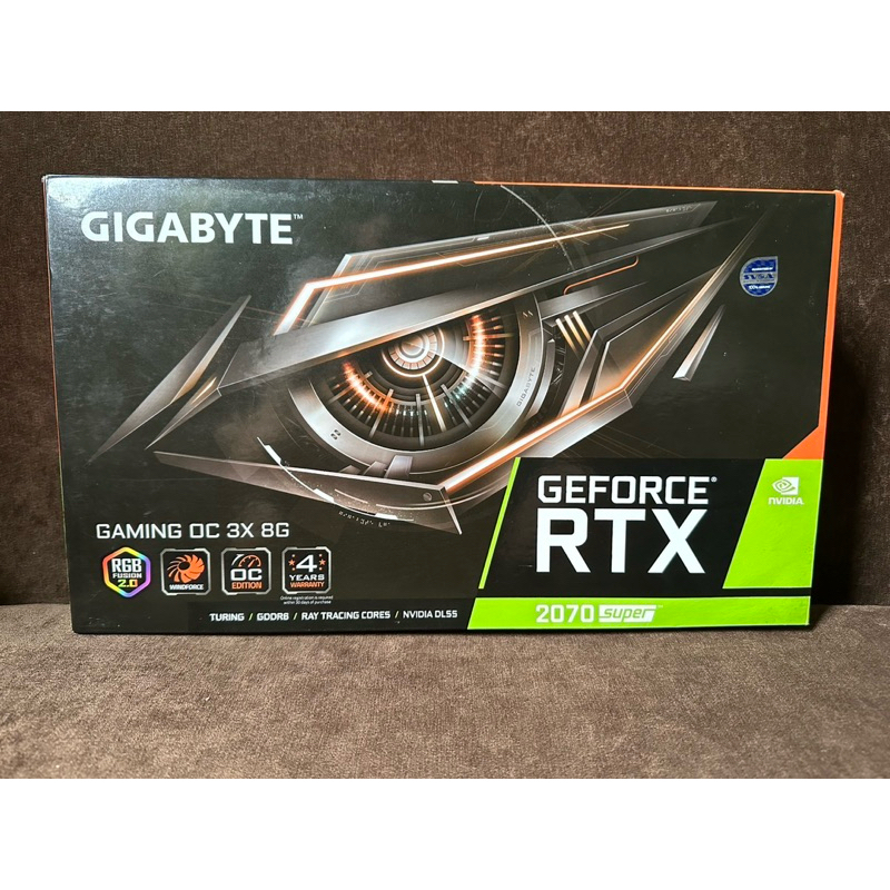 กล่องการ์ดจอ Gigabyte geforce rtx 2070 super