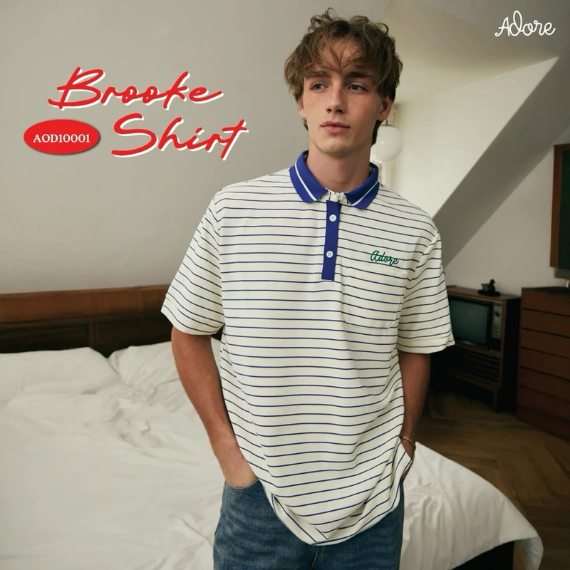 ADORE2112 AOD10001 : BROOKE SHIRT (ไซส์ XS)