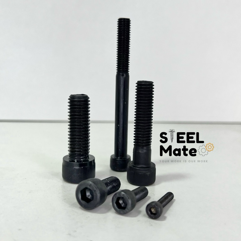 สกรูหัวจมดำ M6 เกลียว 1.0 เกลียวตลอด/เกลียวไม่ตลอด ยาว 10-100 มม. - รูปที่ 2