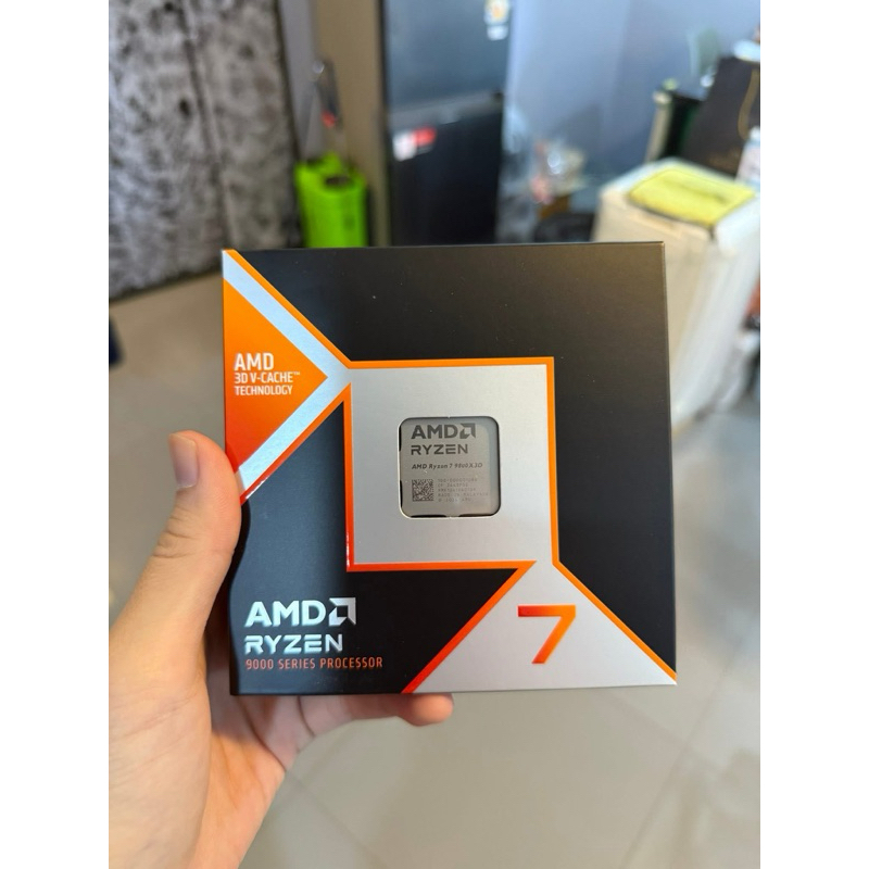 AMD RYZEN 7 9800X3D (AMD SOCKET AM5) (สินค้ามือ 1) มีของในไทยพร้อมส่ง (สินค้าของแท้100%)
