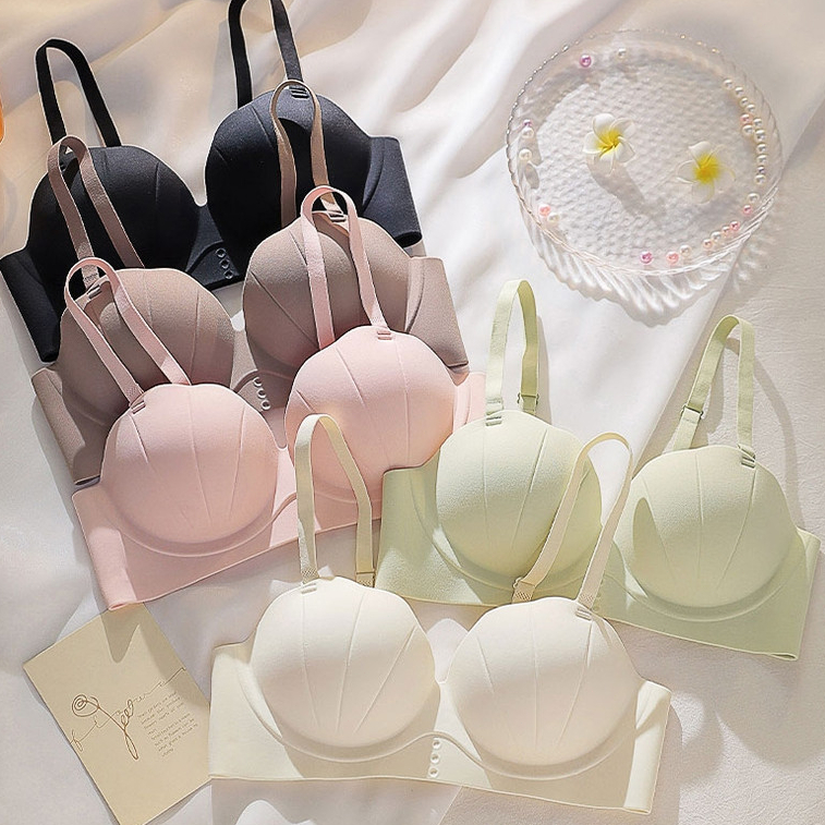 Bolubra เสื้อชั้นในแบบไม่มีโครง ดันทรงหน้าอกเล็ก ดันทรงเซ็กซี่ สวมใส่สบาย ระบายอากาศดี แต่งระบาย บราออลอินวัน