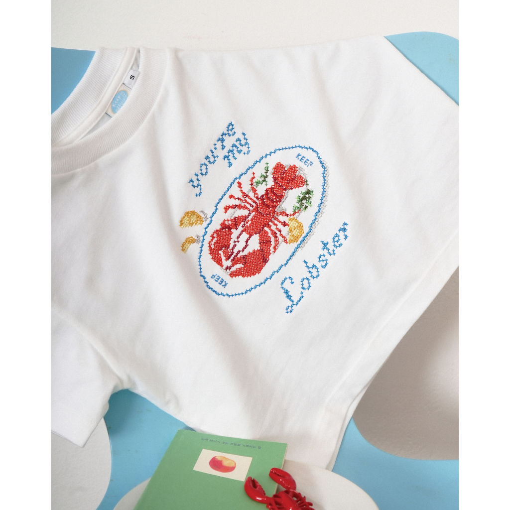 T-shirt Lobster งานปัก