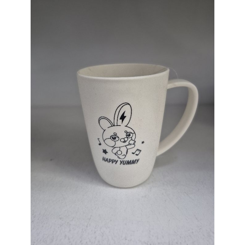 แก้วน้ำ พลาสติก PP ความจุ 400 ML ลายกระต่าย