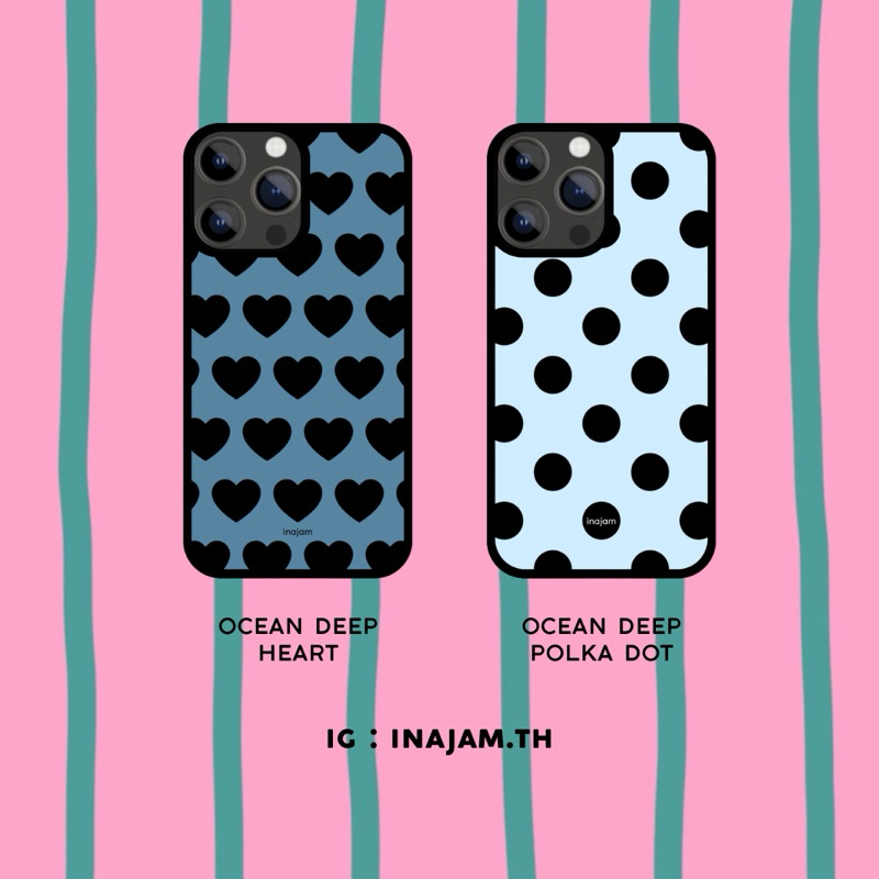เคสไอโฟนแบรนด์ Inajam Collection Ocean Deep