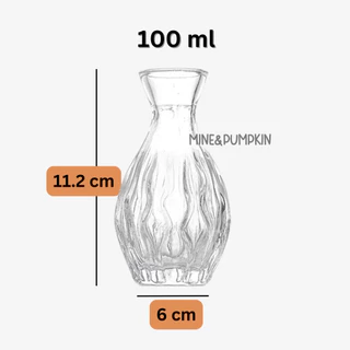 【M&P】แจกันแก้ว ขวดแก้วเปล่าก้านไม้หอมระเหย Reed Diffuser