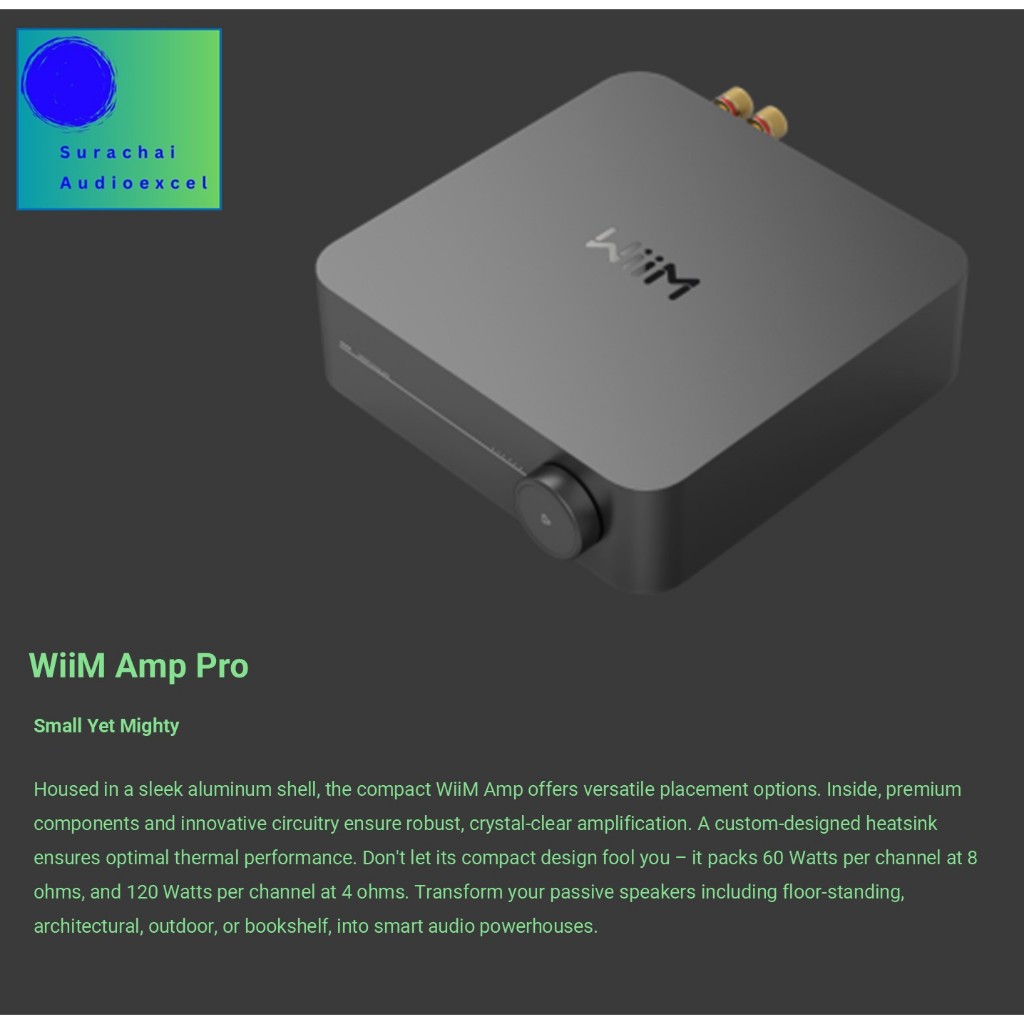 WIIM : AMP PRO (SPACE GREY)  Integrated Amp
