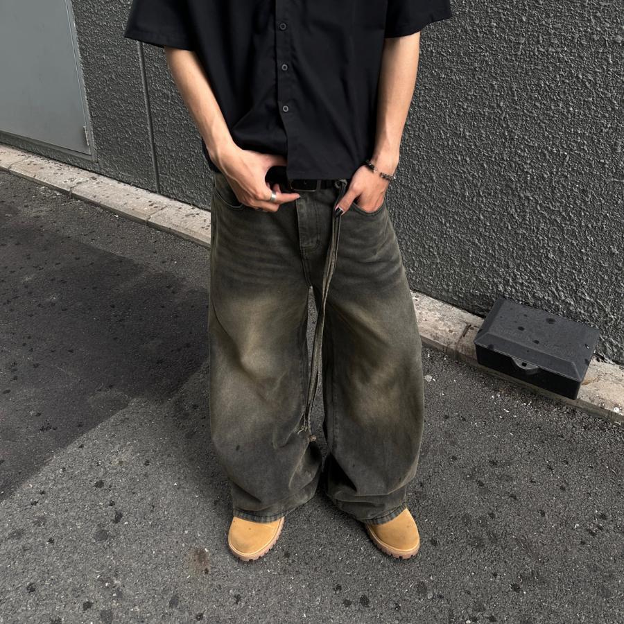 [แถมสายให้] Karants XS-4XL กางเกงยีนส์ทรงตรงพื้นฐาน ขากว้างพิเศษแบบ Unisex KQ99 สำหรับผู้ชายและผู้หญิง สไตล์ - KQ99 - รูปที่ 2