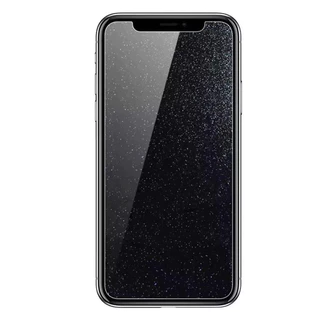ฟิล์มกระจกประกายกากเพชร For iPhone Diamond Glitter ใสวิบวับ ไม่เต็มขอบจอ