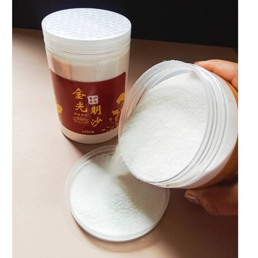 ทรายทองมงคล ทรายปักธูป สีขาว สีเหลือง ขนาด 500 -1000 กรัม รุ่น 4183,4184