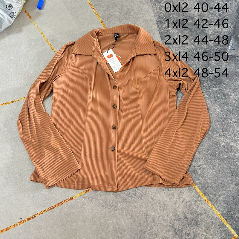 เสื้อ/กระโปรงยาว ผ้าร่อง cider (พลัสไซส์)