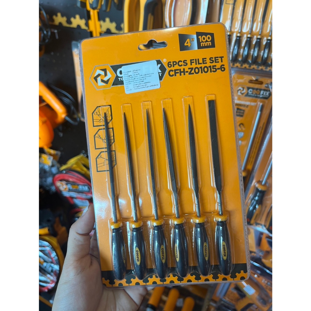 COOFIX ตะไบชุด รุ่น CFH-Z01015-6  ตะไบเหล็ก ชูดตะไบ ตะไบละเอียด ชูดตะใบ ตะไบ ชูดตะไบ ตะไบเล็ก ชูดตะไ