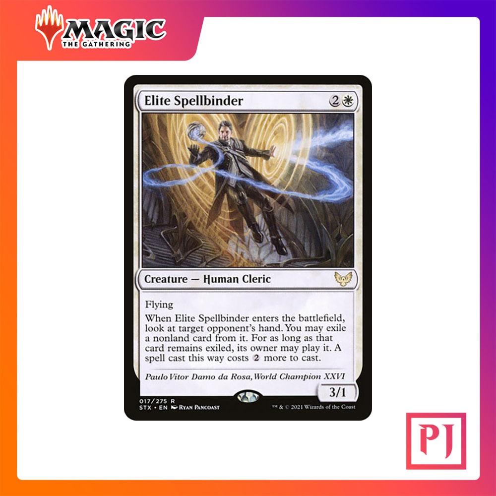 [MTG] Elite Spellbinder [STX] [WHITE] [RARE] [NORMAL] [ENG] (การ์ดเมจิค / Magic the Gathering)