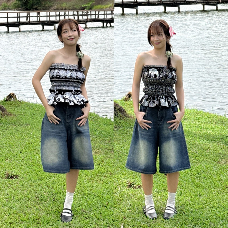 เกาะอกลายช้าง “ Saya tube top “