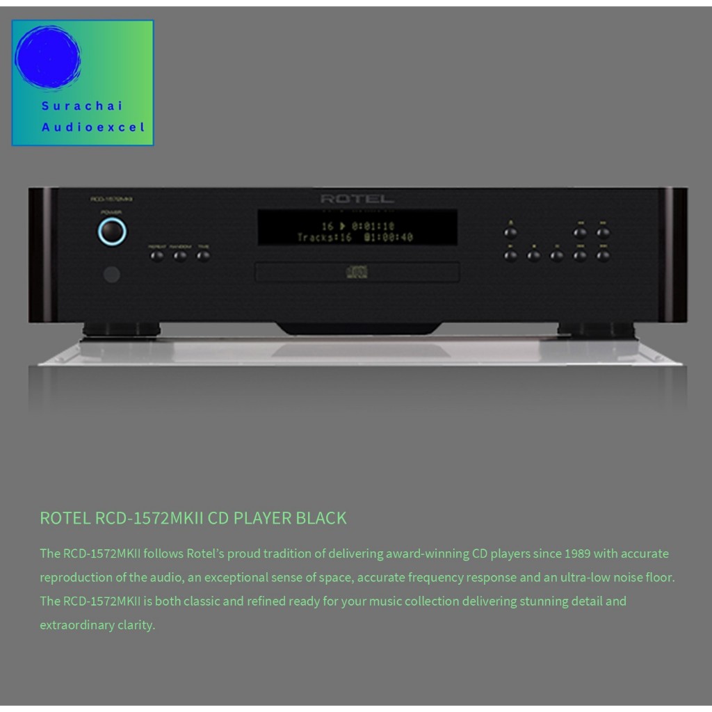 ROTEL : RCD-1572 MKII (BLACK) CD Player
