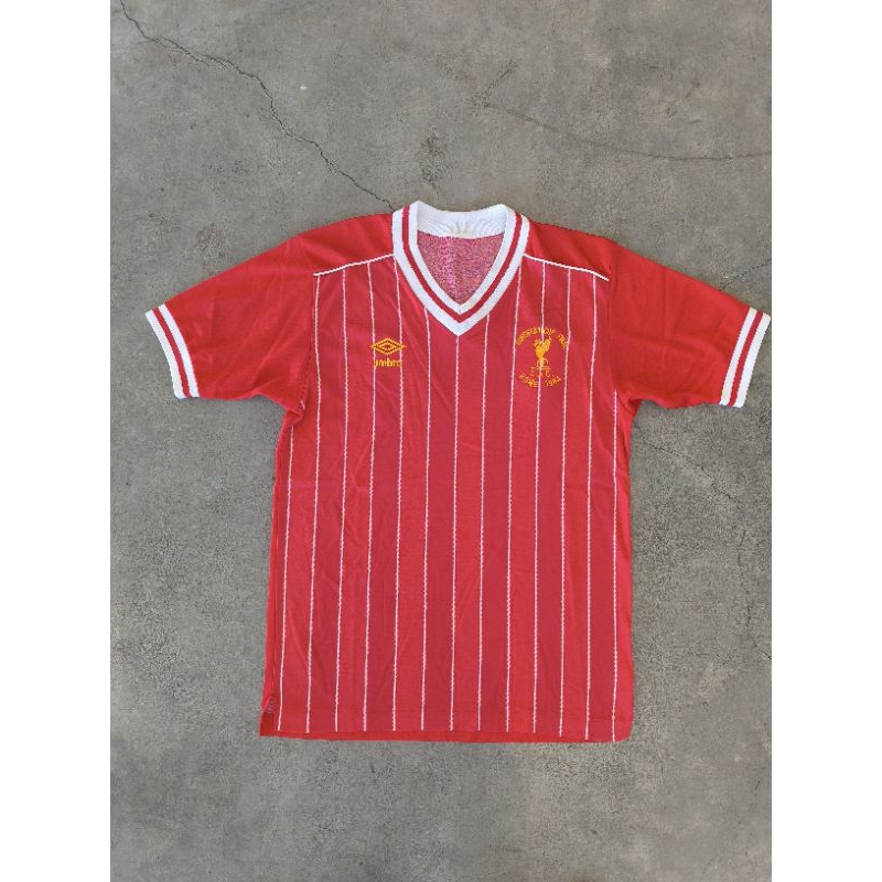 เสื้อบอลแท้ Liverpool 1984  Diy