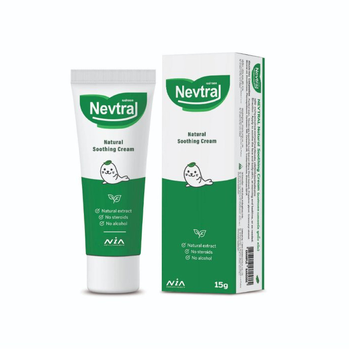 Nevtral Natural Soothing cream​ 15g​ ครีมทาแก้แพ้​​ แมลงกัดต่อย ผื่นแพ้ ผื่นภูมิแพ้ผิวหนัง