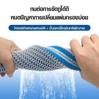 แผ่นโฟมกรองน้ำนาโน8D ใยกรองตู้ปลา ฟองน้ำกรองพิเศษ 8 ชั้น ตู้ปลา ลดกลิ่น จับขี้ปลา เศษอาหาร ซักได้หลายครั้ง ตัดแต่งได้