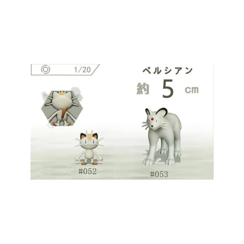 [พร้อมส่งในไทย] family meowth pokemon 1/20 resin SXG Studio [มือสอง] *ตำหนิ*หนวด Persian หัก 2 หนวด
