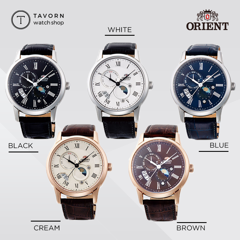 นาฬิกา Orient Classic Mechanical Sun&Moon 42.5MM รุ่น RA-AK0010B/RA-AK0008S/RA-AK0011D/RA-AK0007S/RA