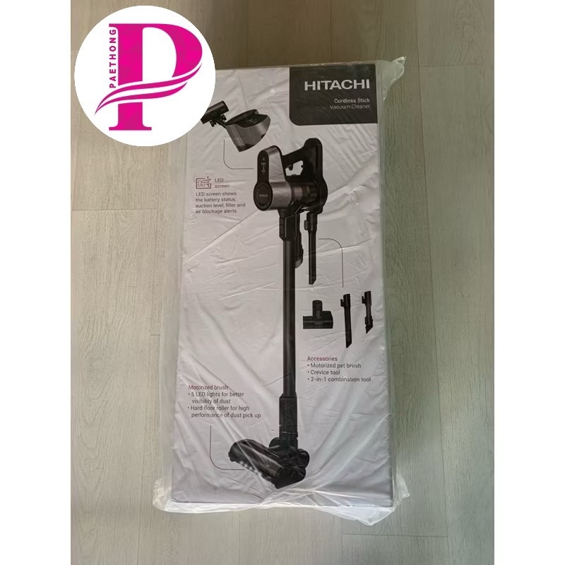HITACHI เครื่องดูดฝุ่น ชนิดไร้สายรุ่น PV-X100N/PVX100N 25.2 โวลต์ รับประกันศูนย์
