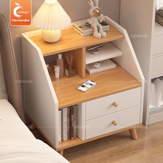 ORANGE ตู้เก็บของข้างเตียง ลิ้นชักข้างเตียง ตู้ข้างเตียงไม้ …