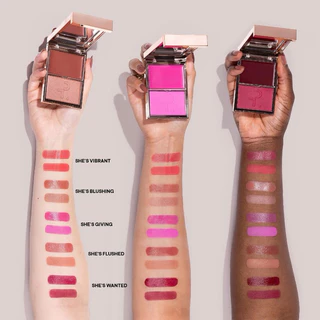 พร้อมส่ง! [ป้ายไทย] ❤️ patrick ta major headlines double-take creme & powder blush
