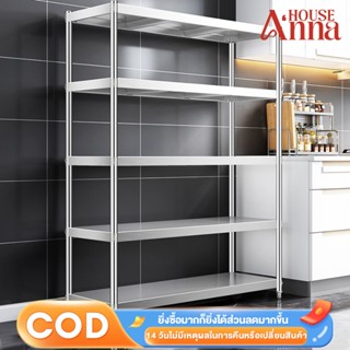 [เหล็กสังกะสี]ชั้นวางของ ชั้นวางของในครัว 5/4/3ชั้น ชั้นวางข…