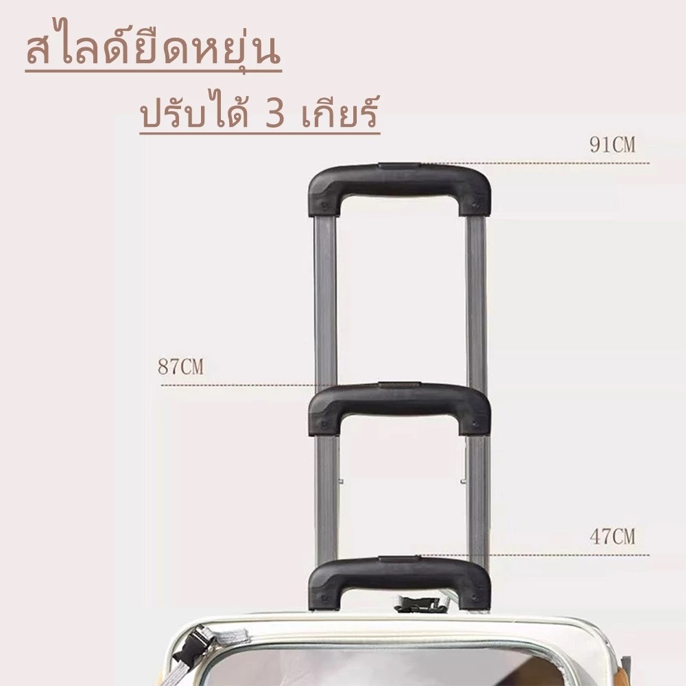 TIKEกระเป๋าแมวแบบพกพา กระเป๋าเดินทางสัตว์เลี้ยง กระเป๋าใส่แมว ขนาดใหญ่12.5KG เป้สัตว์เลี้ยง รูปที่ 4
