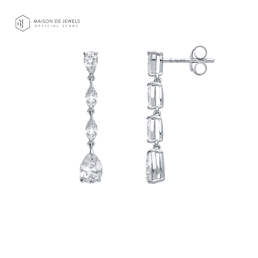 Maison de Jewels - Grand Pear Dangle Earrings