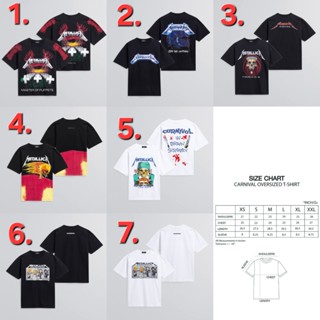[ ของแท้ ] เสื้อยืด CARNIVAL x Metallica Collection | Part.2…