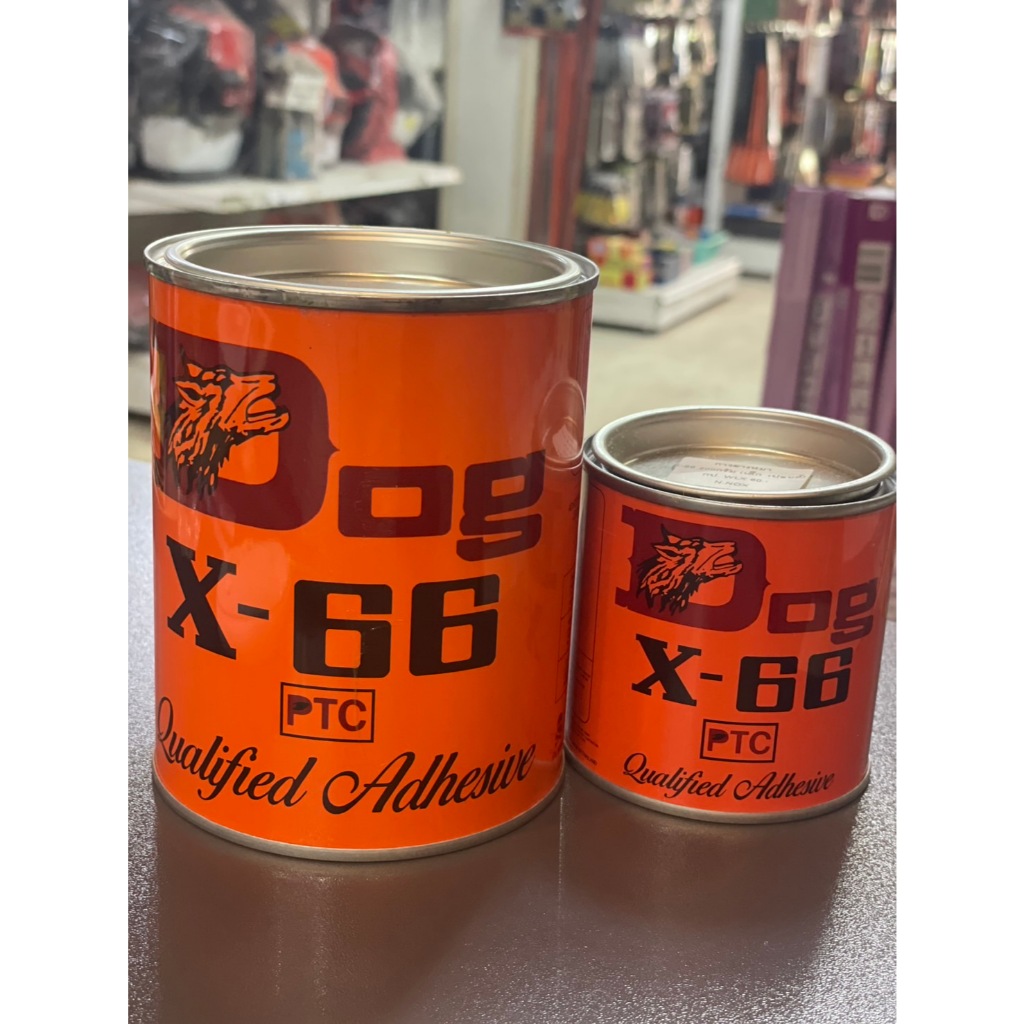 กาวยางอเนกประสงค์ ตราหมา X-66 (Dog X-66) ขนาด 200 และ 600 มล.