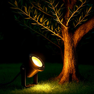 DELIGHT ไฟส่องต้นไม้+หลอดแอลอีดี 5W แสงวอร์มไวท์ (ครบชุด) อล…