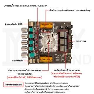 DIYsound แอมป์ zk ht21 3G แท้ 160+160w+220w TDA7498E แท้ แอมจิ๋วบลูทูธ แอมจิ๋ว18v แอมป์จิ๋วแรงๆ แอมป์จิ๋ว แอมht21