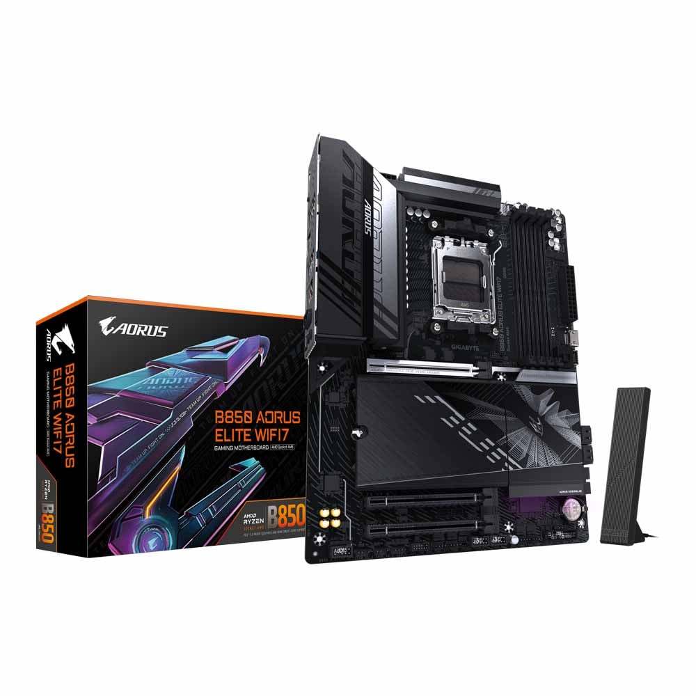 MAINBOARD (เมนบอร์ด) GIGABYTE B850 AORUS ELITE WIFI7 (AMD SOCKET AM5 DDR5 ATX)