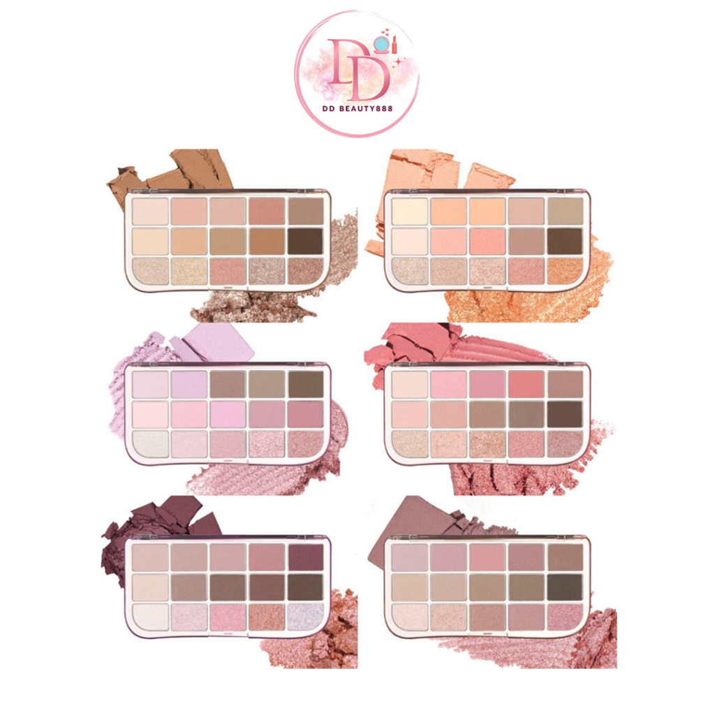 อายแชโดว์พาเลตต์ Fwee More Mood Eyeshadow Palette 12g สีแน่น เกลี่ยง่าย