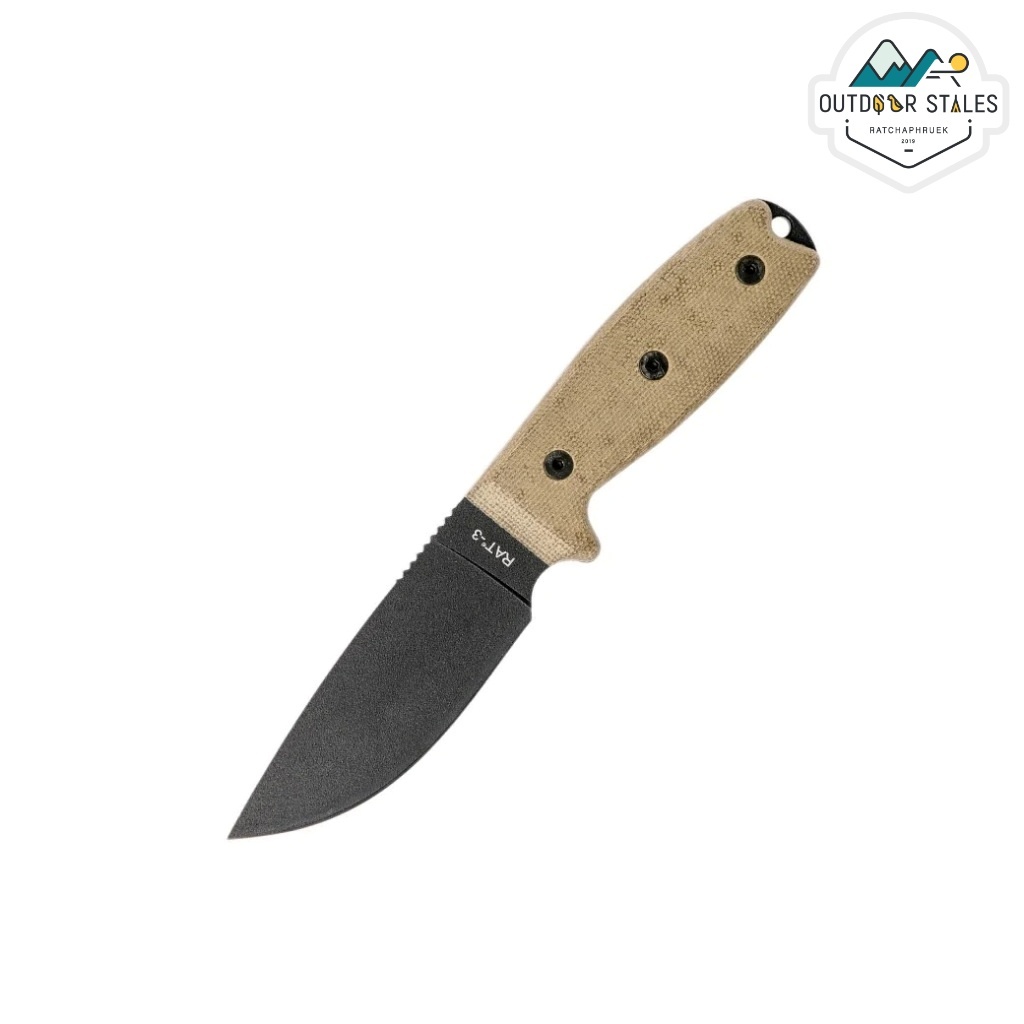 Ontario Rat-3 w/Nylon Sheath