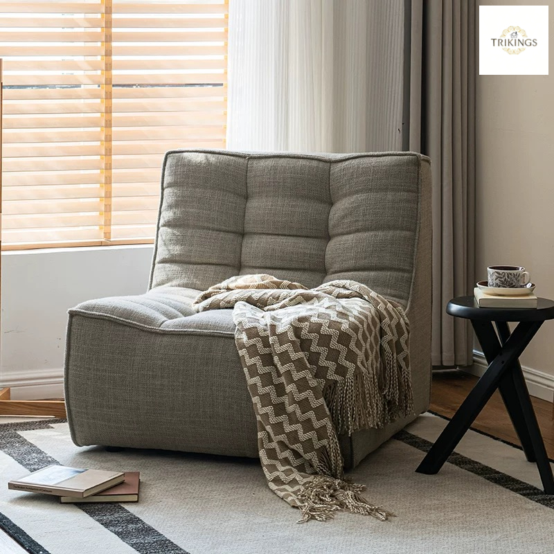 Trikings sofa minimal โซฟาสีเขียว หลายฟังก์ชัน พักผ่อน โซฟาเกาหลี