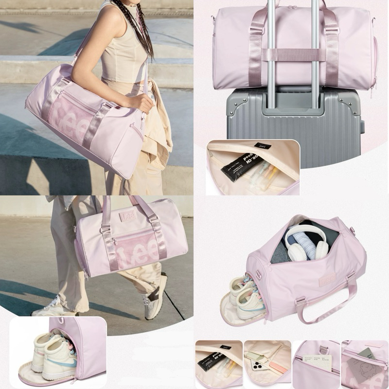 (Pre-order) Lee Travel Bag กระเป๋าฟิตเนส/เดินทางLeeแท้💯🧳 🏝️ กระเป๋าหลายช่องกันน้ำ