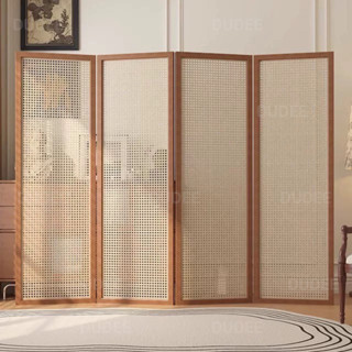 DUDEE ฉากกั้นห้อง รุ่น RDR สไตล์ญี่ปุ่น มินิมอล หวายเทียม PE…